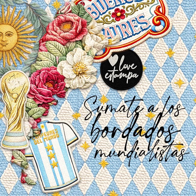 Sumate a los bordados mundialistas